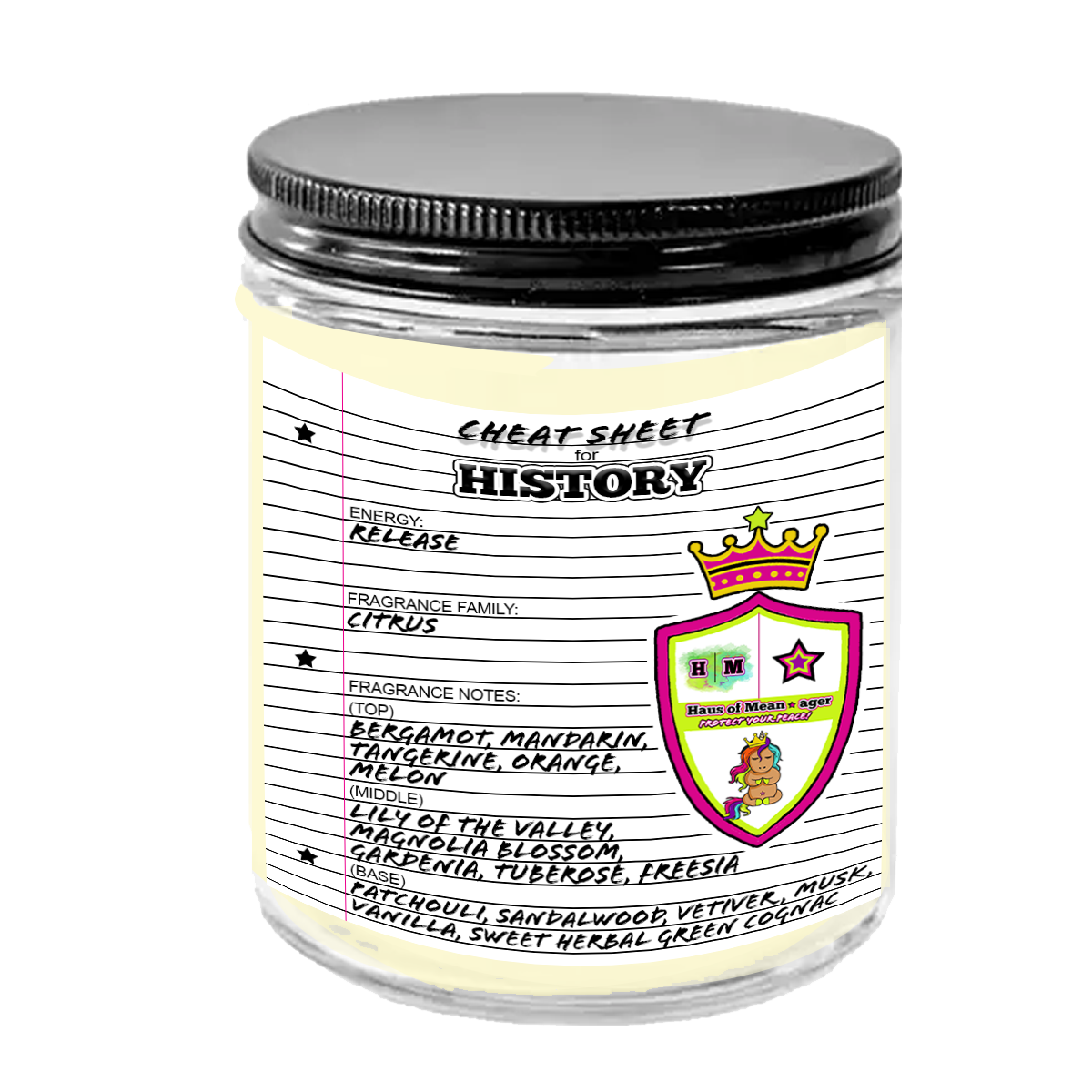 HISTORY Premium Aromatherapy Candle